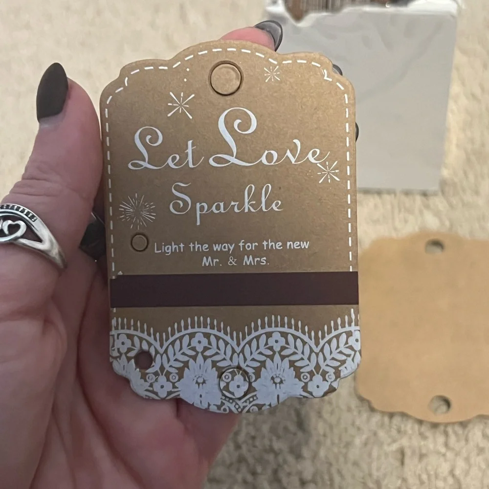 Let Love Sparkle Decorative Tags 100